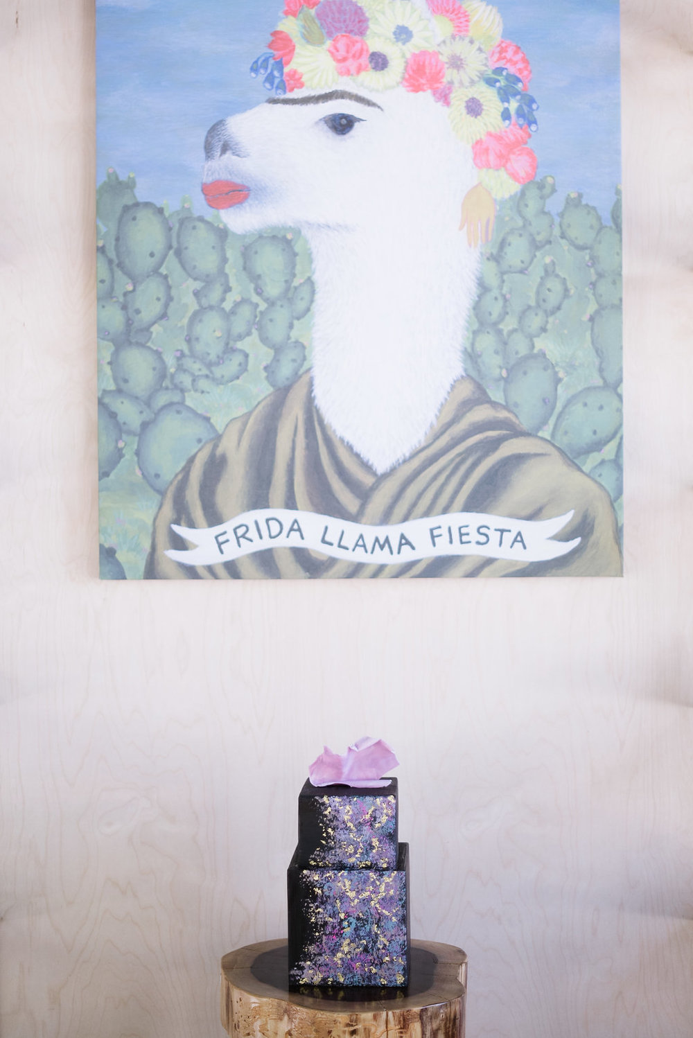 Frida Kahlo llama birthday party