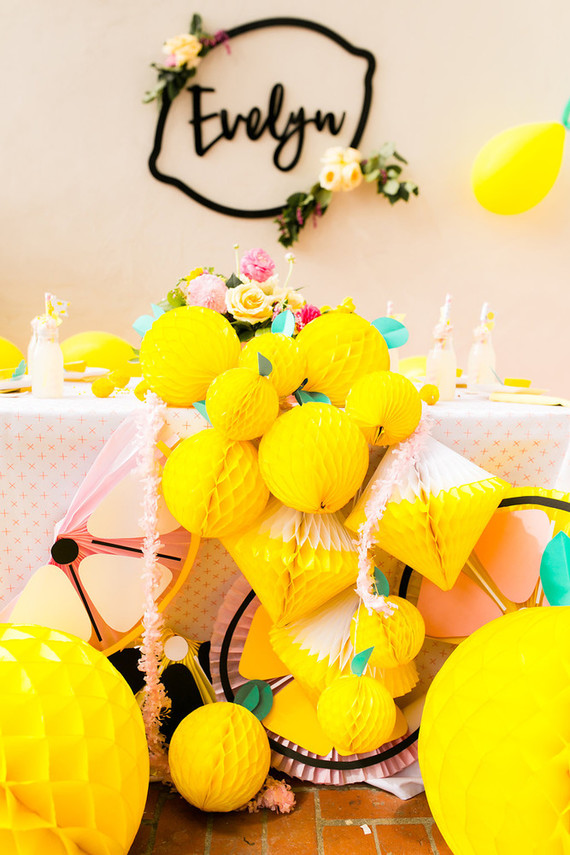Lemonade themed birthday party | Best Birthday Ideas of 2017 on 100 Layer Cakelet