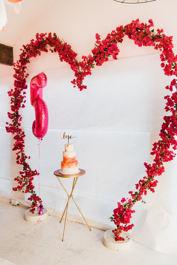 Bougainvillea-Inspired LOVE themed birthday party | Best Birthday Ideas of 2017 on 100 Layer Cakelet