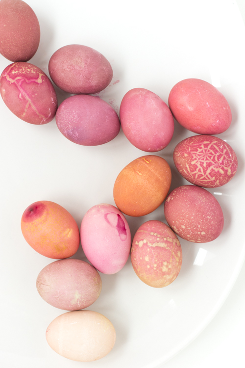 Beet dyed Eater Eggs