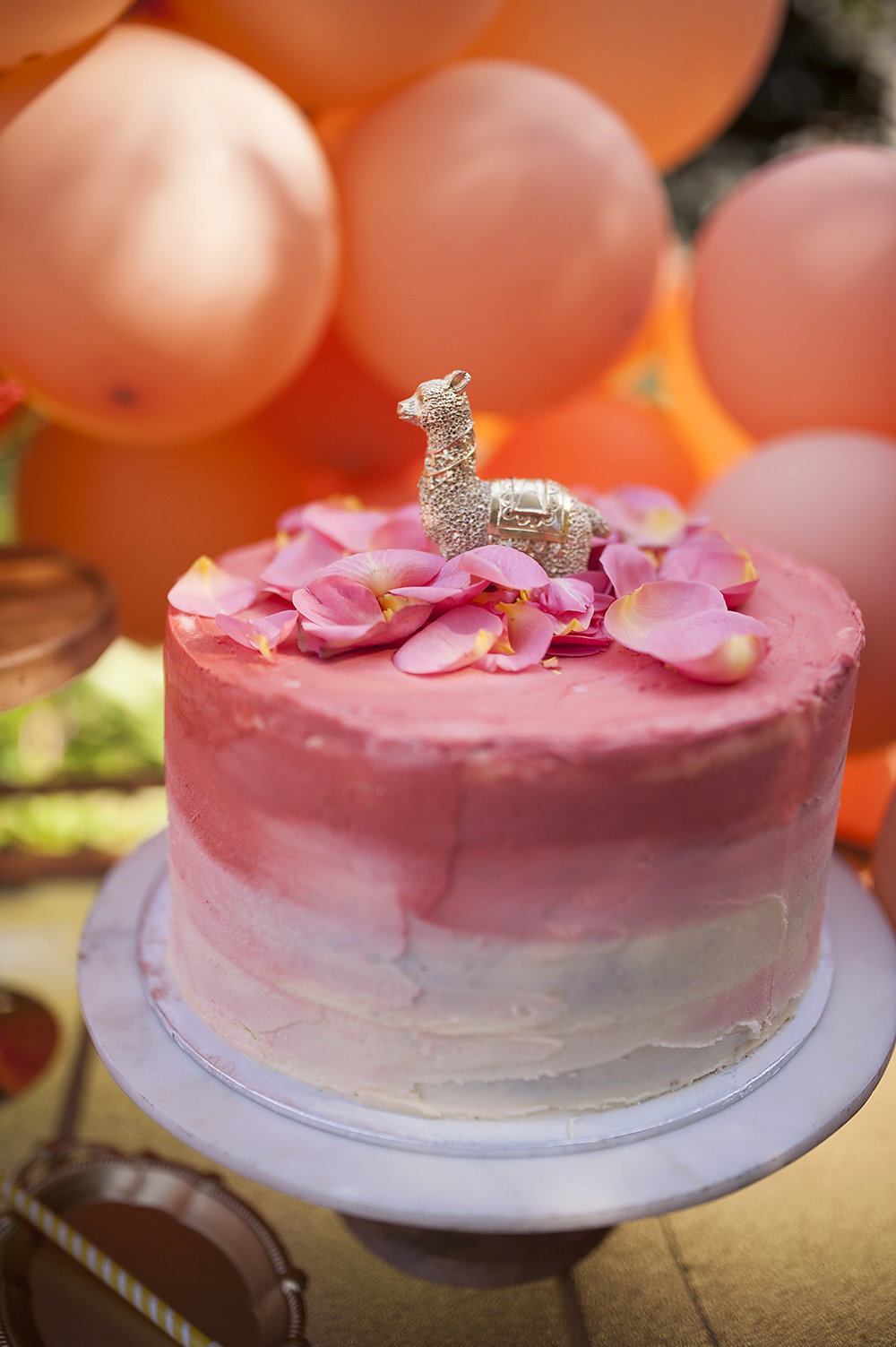 earth tone llama themed 1st birthday party on 100 Layer Cakelet