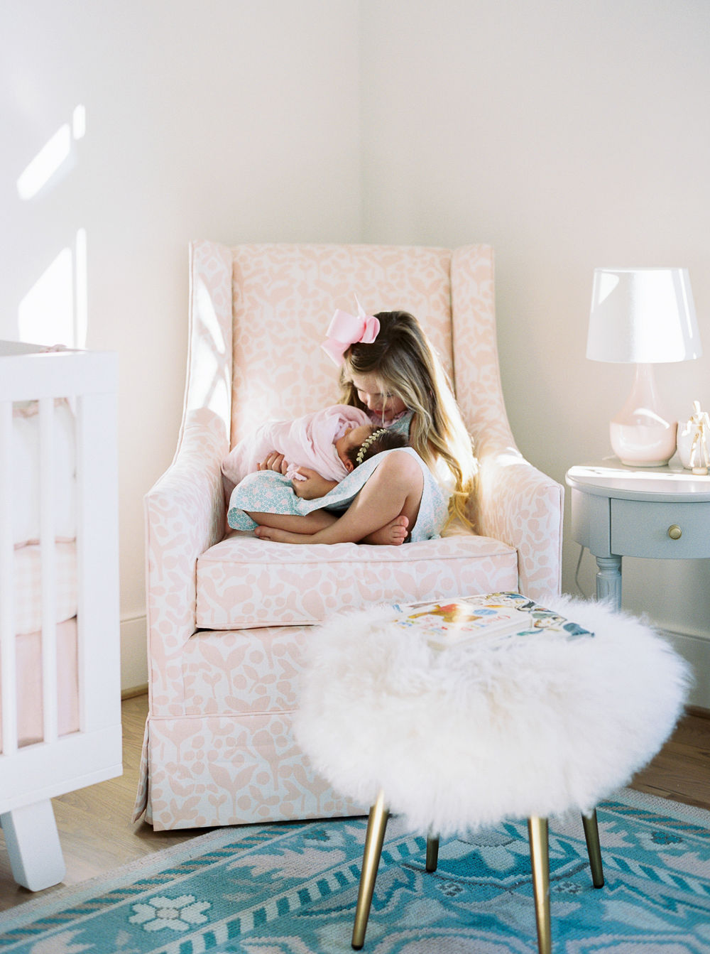pastel lifestyle nursery and newborn photos in Houston, TX